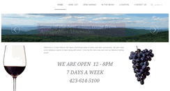 Desktop Screenshot of ocoeewinery.com