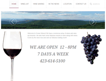 Tablet Screenshot of ocoeewinery.com